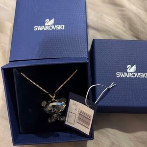 Swarovski bear necklace